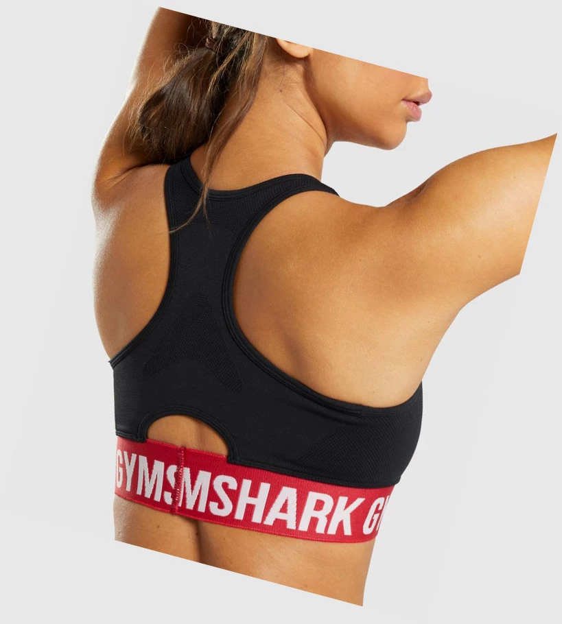Gymshark Flex Naisten Urheiluliivit Mustat | NITWPQ149