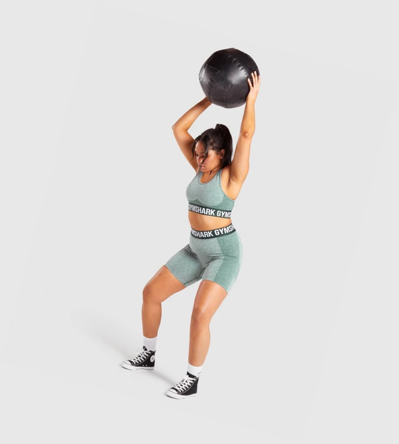 Gymshark Flex Naisten Urheiluliivit Tummanvihreä | NSMWFO132
