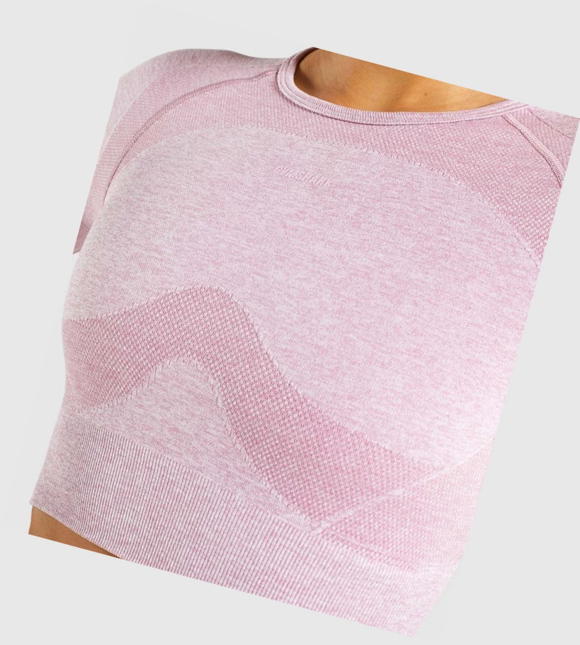 Gymshark Flex Sports Crop Top Naisten Puserot Vaaleanvioletit | YWCAGD094