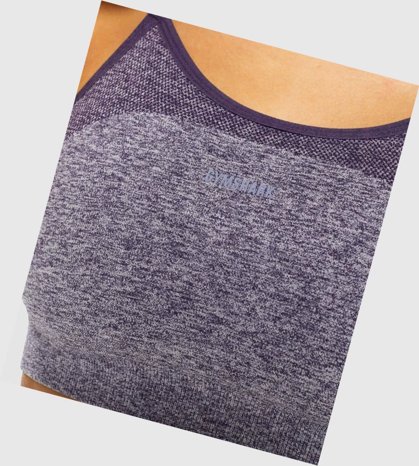 Gymshark Flex Strappy Naisten Urheiluliivit Violetit | ALPFJQ987