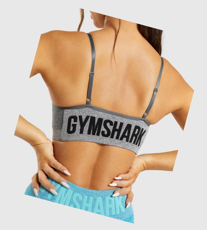 Gymshark Flex Strappy Naisten Urheiluliivit Harmaat | GCRSLT890