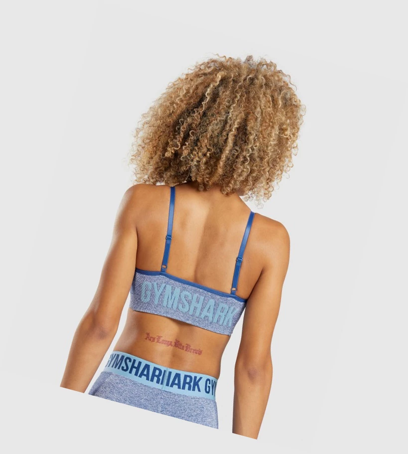Gymshark Flex Strappy Naisten Urheiluliivit Sininen | NHJYLC507