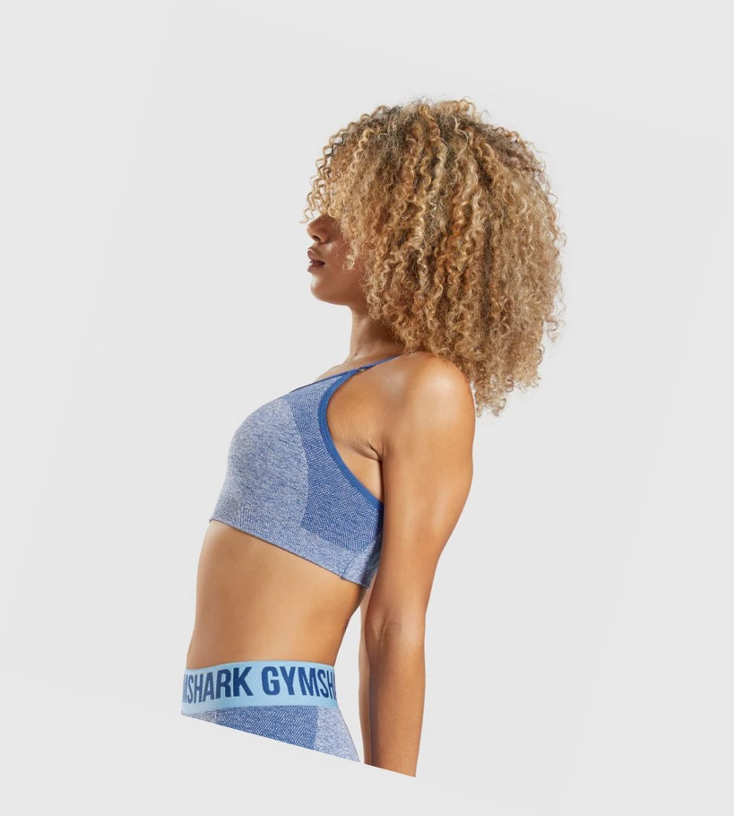 Gymshark Flex Strappy Naisten Urheiluliivit Sininen | NHJYLC507
