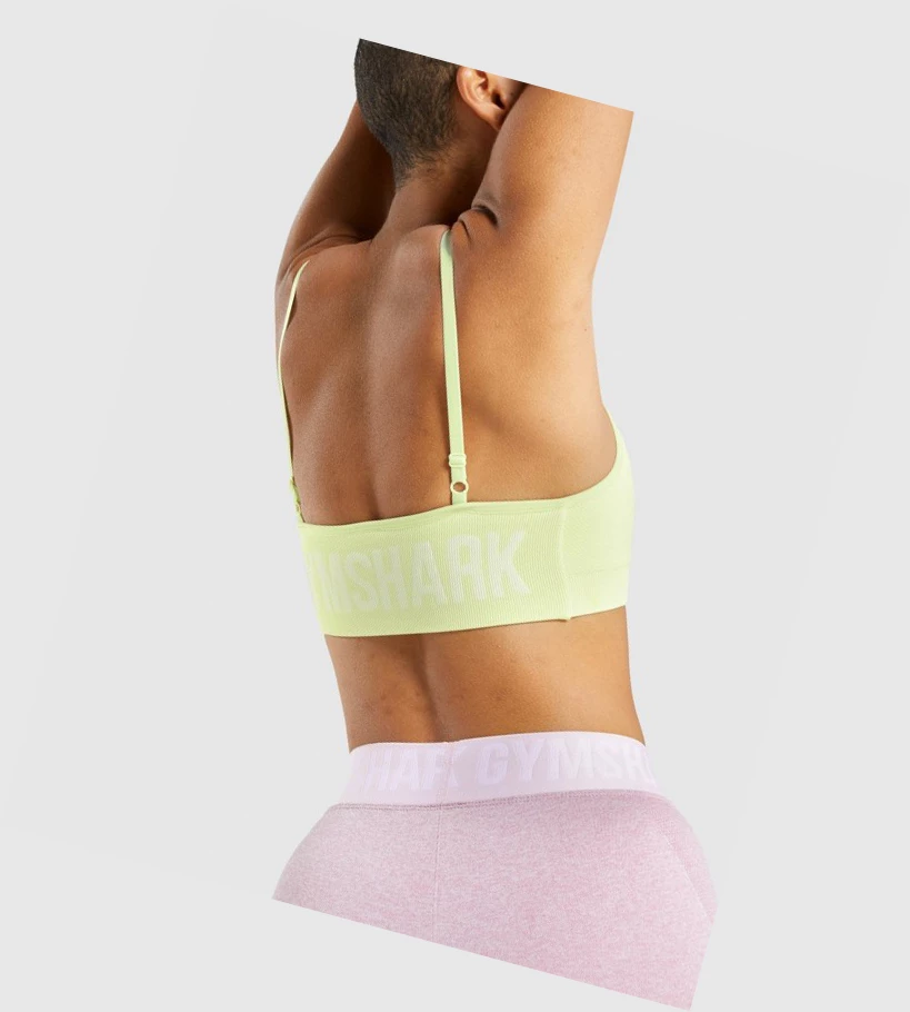 Gymshark Flex Strappy Naisten Urheiluliivit Vaaleanvihreä | OIKXYV982
