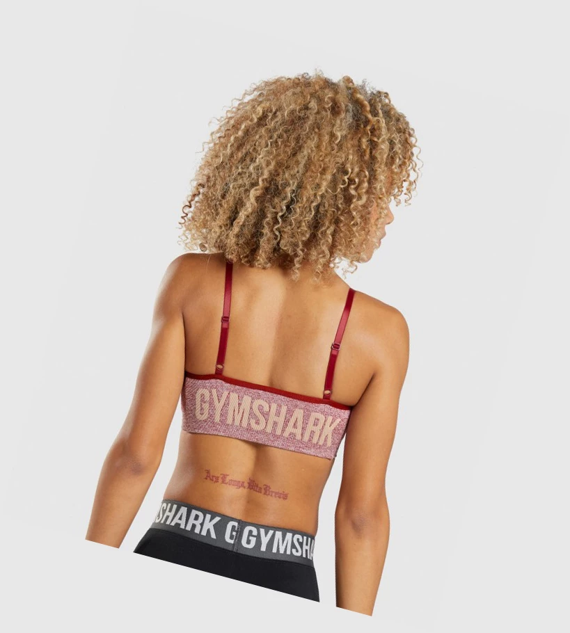 Gymshark Flex Strappy Naisten Urheiluliivit Viininpunainen | UHZOSM943