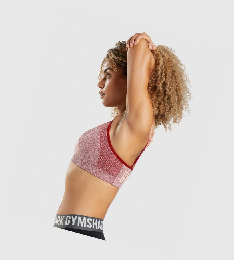 Gymshark Flex Strappy Naisten Urheiluliivit Viininpunainen | UHZOSM943