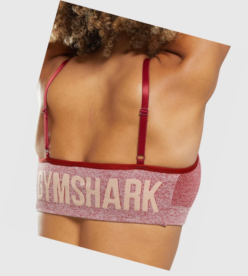 Gymshark Flex Strappy Naisten Urheiluliivit Viininpunainen | UHZOSM943