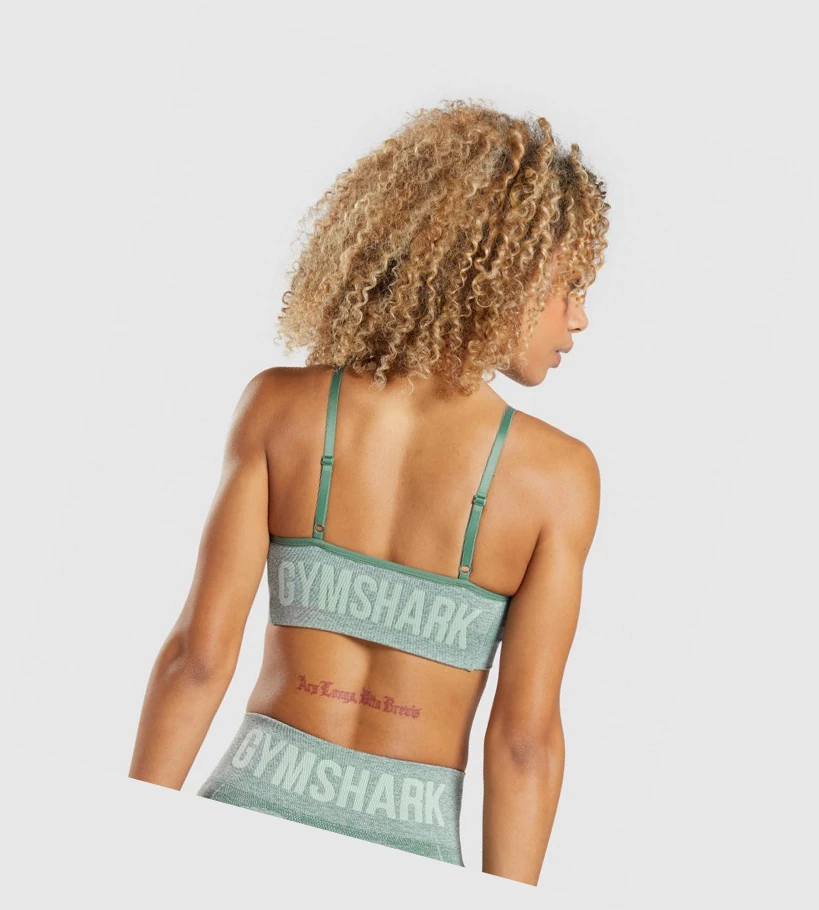Gymshark Flex Strappy Naisten Urheiluliivit Vihreä | WFRJQA806