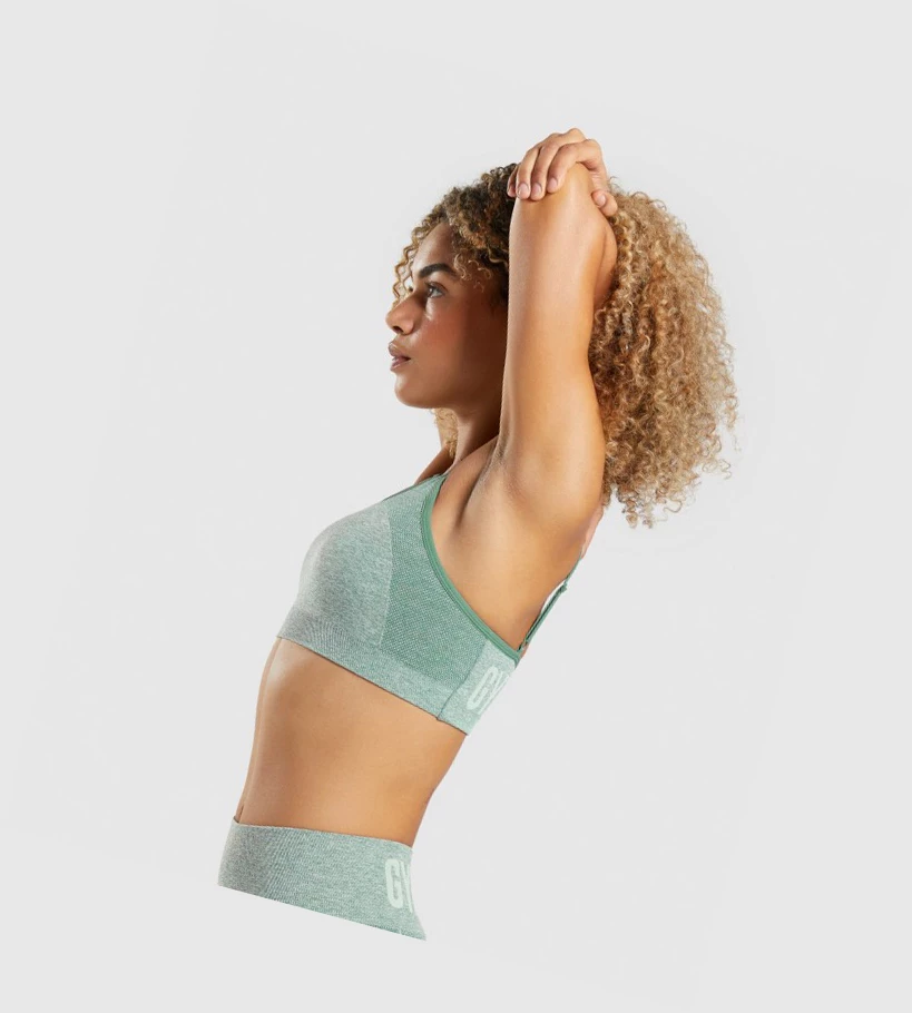 Gymshark Flex Strappy Naisten Urheiluliivit Vihreä | WFRJQA806