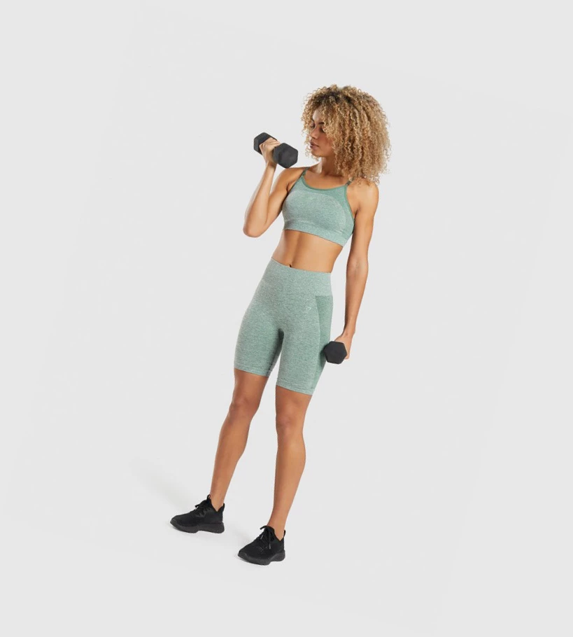Gymshark Flex Strappy Naisten Urheiluliivit Vihreä | WFRJQA806
