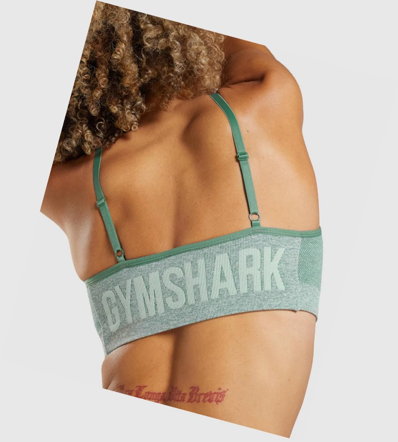 Gymshark Flex Strappy Naisten Urheiluliivit Vihreä | WFRJQA806