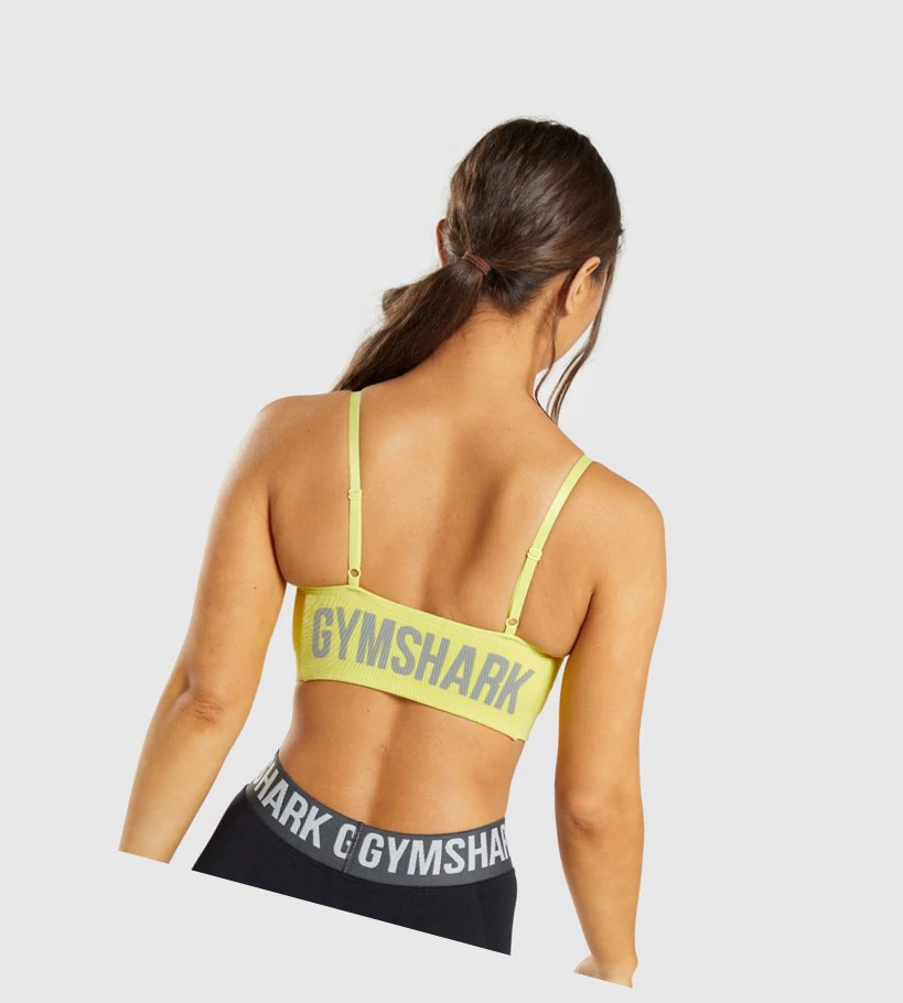 Gymshark Flex Strappy Naisten Urheiluliivit Keltainen | XTMCKO605