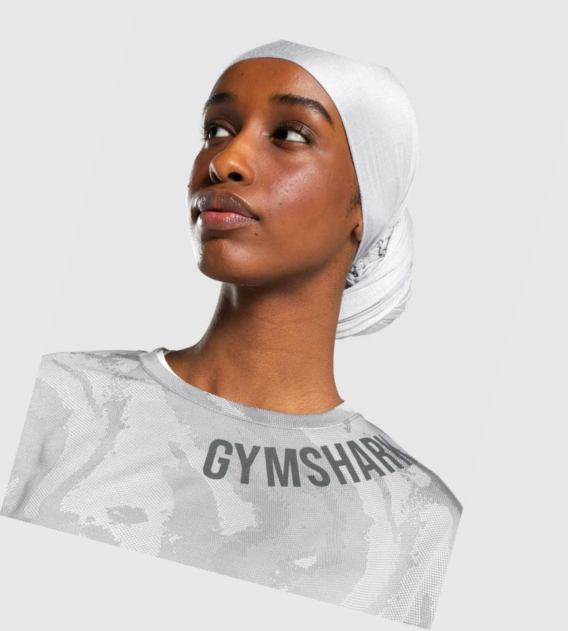 Gymshark GS Power Crop Top Naisten Puserot Harmaat | GLAKSM913