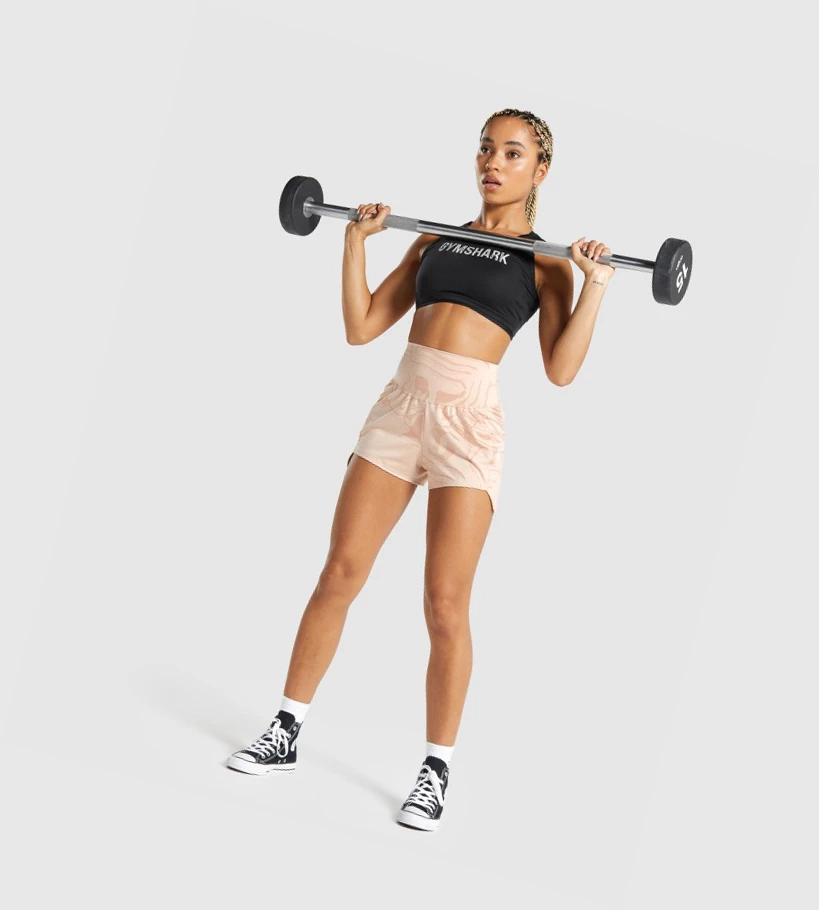Gymshark GS Power Crop Top Naisten Puserot Mustat | JDTXOA860