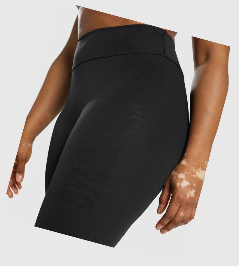 Gymshark GS Power High Waisted Naisten Leggingsit Mustat | HKYRPI916
