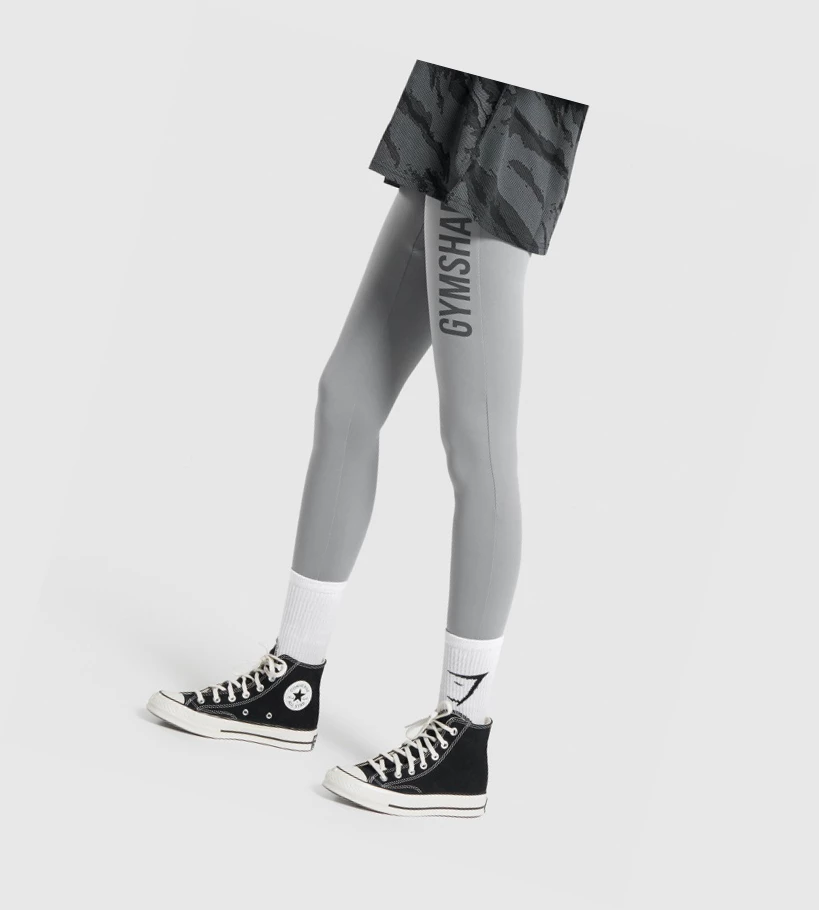 Gymshark GS Power High Waisted Naisten Leggingsit Harmaat | RBNEVP765
