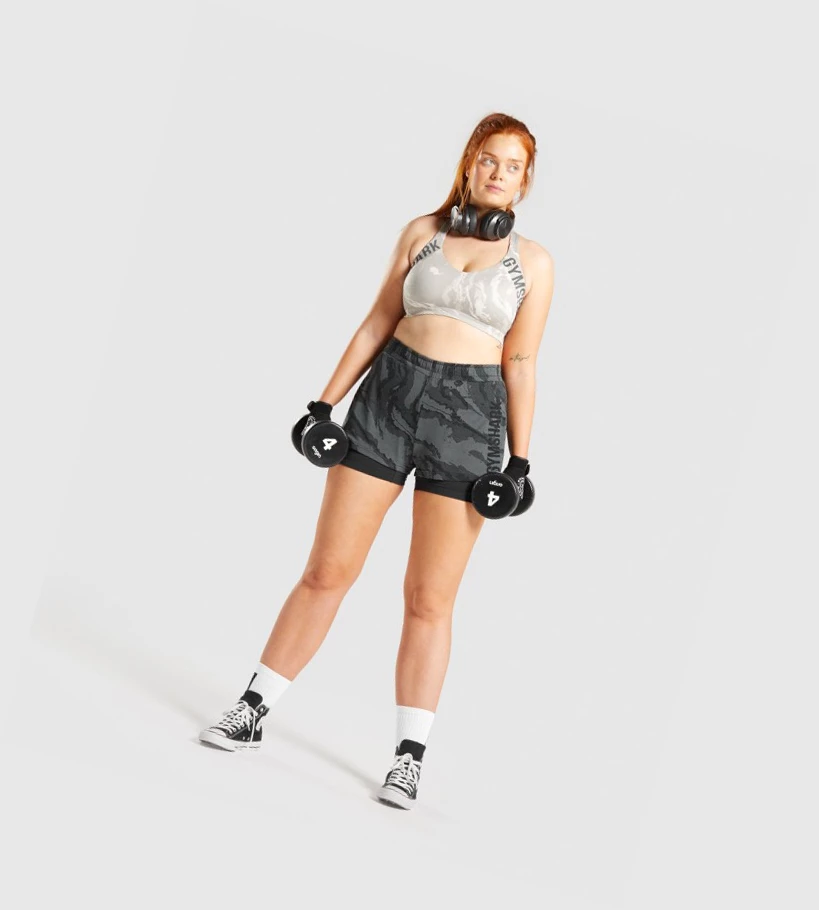 Gymshark GS Power Loose Naisten Shortsit Mustat | UADJLS657