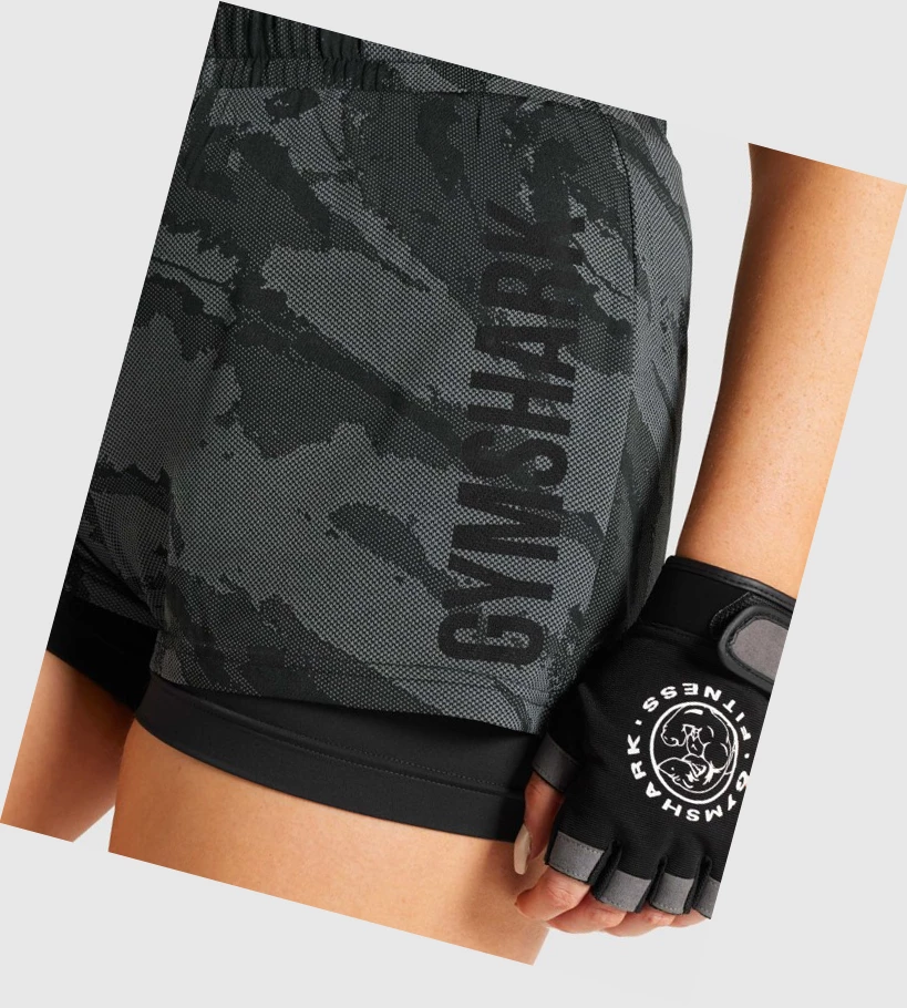 Gymshark GS Power Loose Naisten Shortsit Mustat | UADJLS657