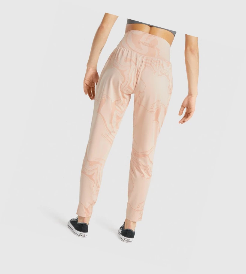 Gymshark GS Power Naisten Juoksuvaatteet Vaaleanpinkki | ZNSIFP368