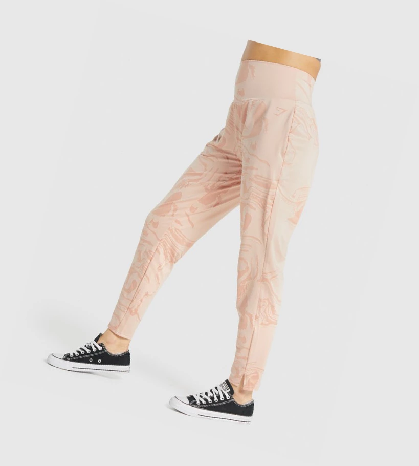 Gymshark GS Power Naisten Juoksuvaatteet Vaaleanpinkki | ZNSIFP368