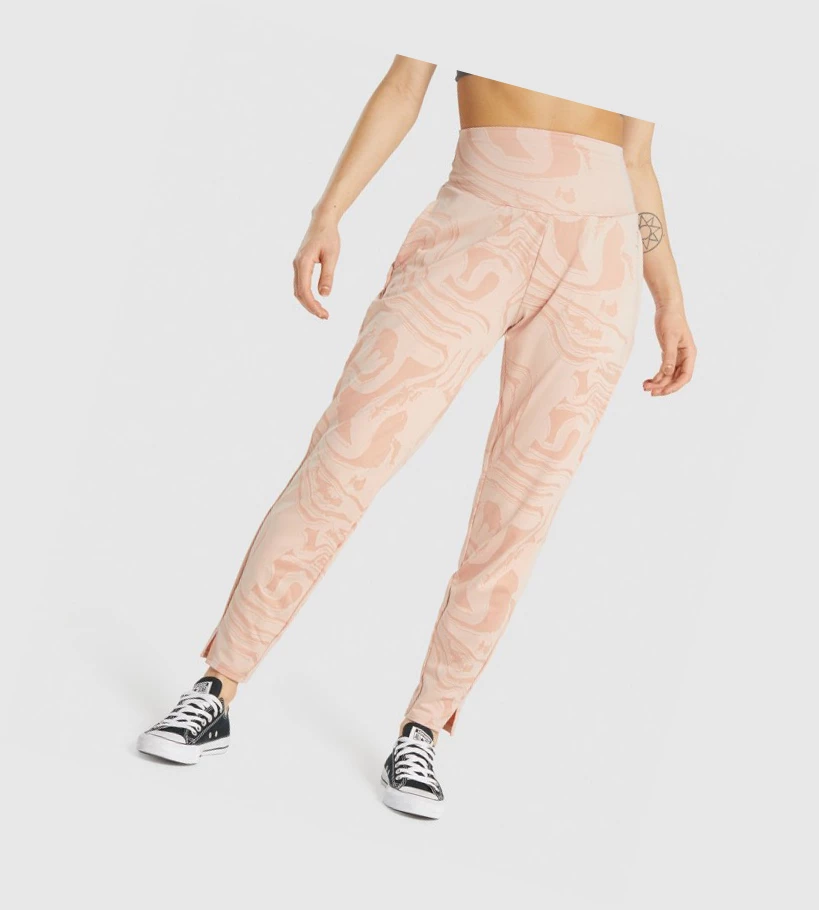 Gymshark GS Power Naisten Juoksuvaatteet Vaaleanpinkki | ZNSIFP368