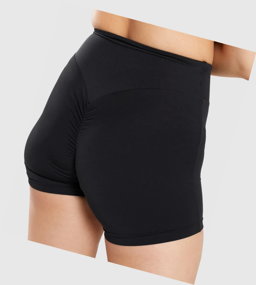 Gymshark GS Power Naisten Shortsit Mustat | PSZJCV842