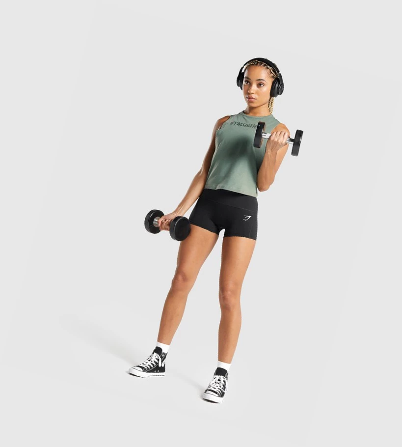 Gymshark GS Power Support Naisten Shortsit Mustat | HYOKXG637