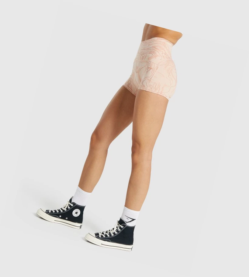 Gymshark GS Power Support Naisten Shortsit Vaaleanpinkki | PHOWKS325