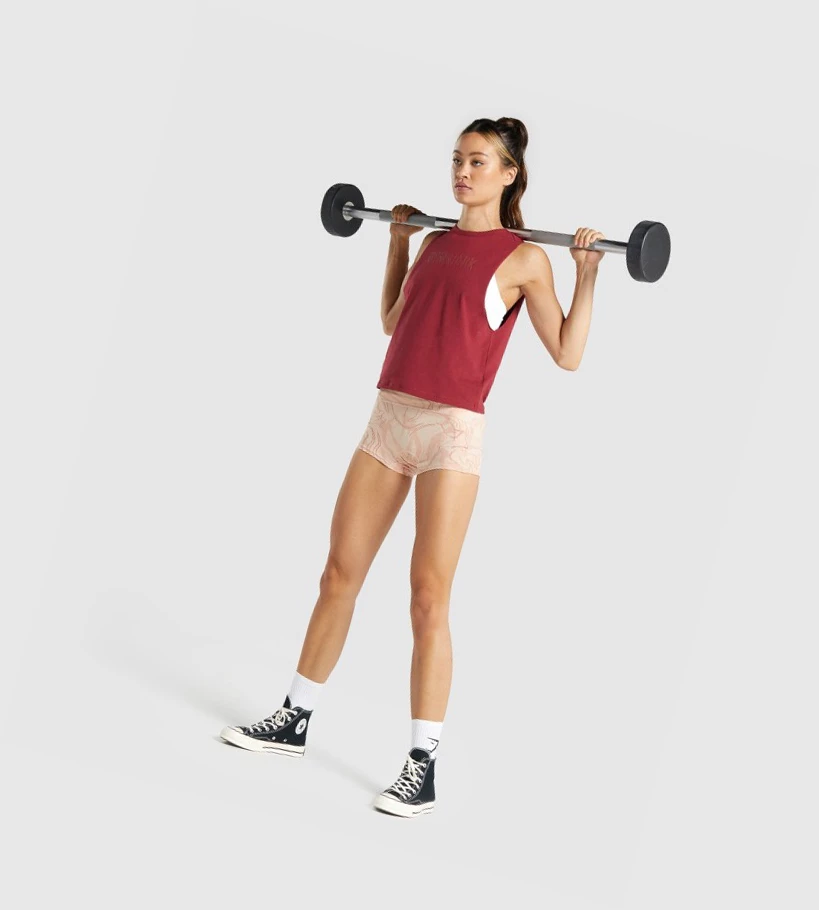 Gymshark GS Power Support Naisten Shortsit Vaaleanpinkki | PHOWKS325