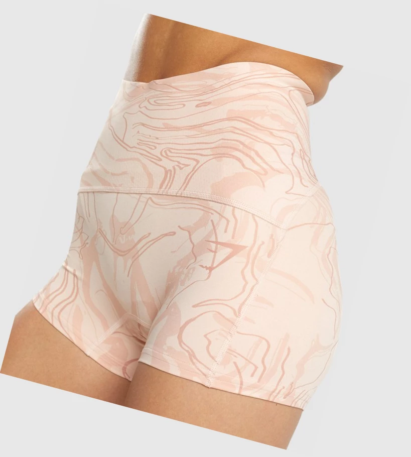 Gymshark GS Power Support Naisten Shortsit Vaaleanpinkki | PHOWKS325