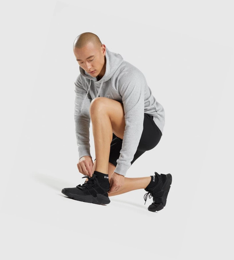 Gymshark Jacquard Quarter 3pk Miesten Sukat Mustat | EBAPNU134