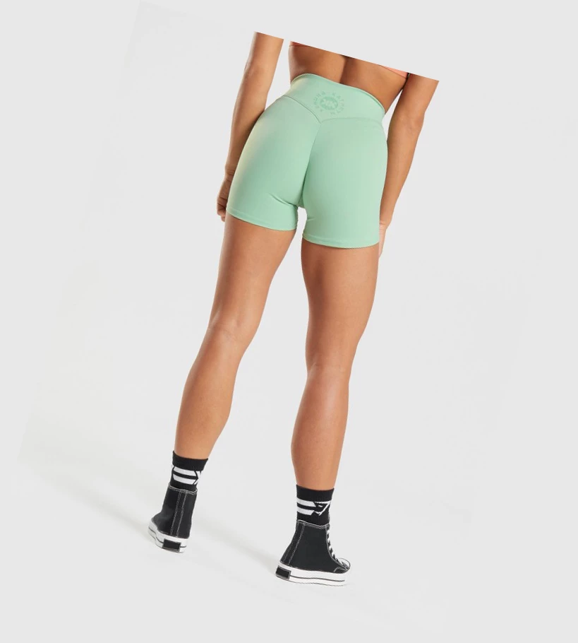 Gymshark KK Fit Naisten Shortsit Vihreä | AXESLY870