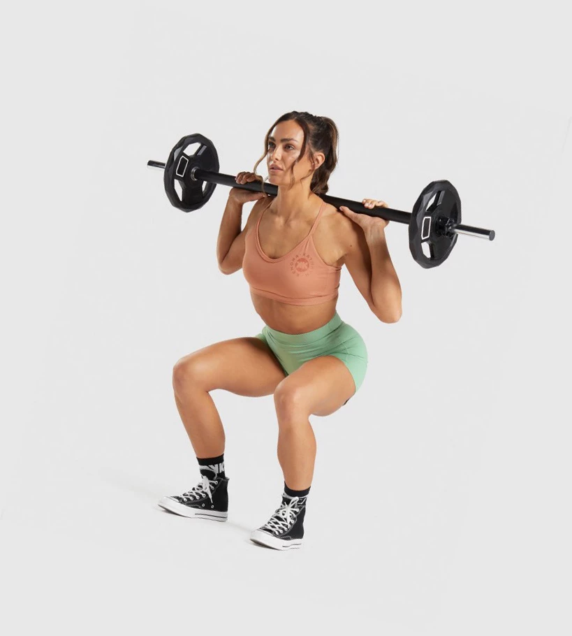 Gymshark KK Fit Naisten Shortsit Vihreä | AXESLY870