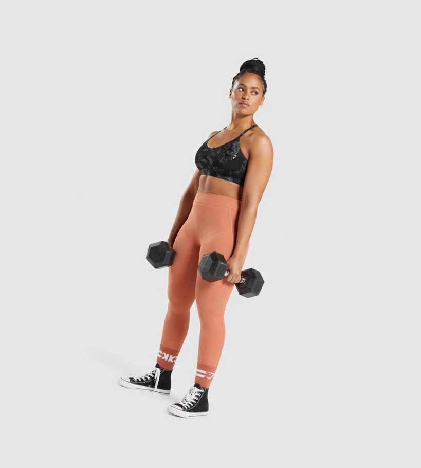 Gymshark KK Fit Naisten Urheiluliivit Mustat Camo | ZLQADH721