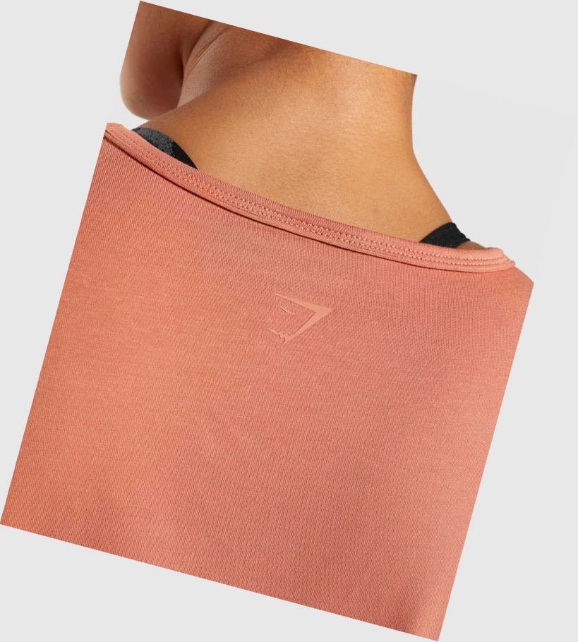 Gymshark KK Fit Raw Crop Top Naisten Puserot Oranssi | WROCDF375