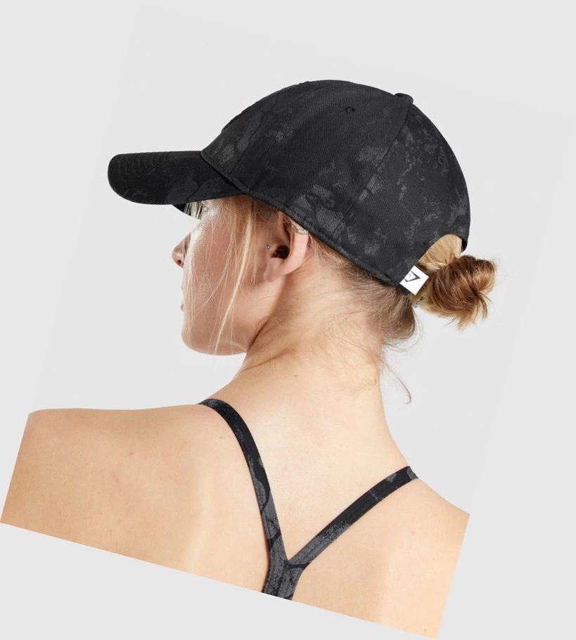 Gymshark KK Fit Snapback Miesten Headband Mustat Camo | OZYQDN569
