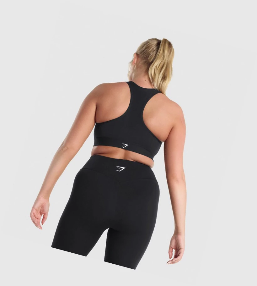 Gymshark Kevyet High Support Koulutus Naisten Urheiluliivit Mustat | HRTFKI612