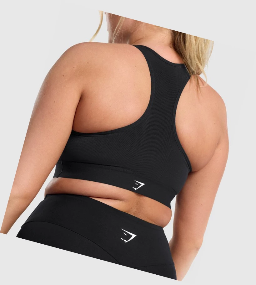 Gymshark Kevyet High Support Koulutus Naisten Urheiluliivit Mustat | HRTFKI612