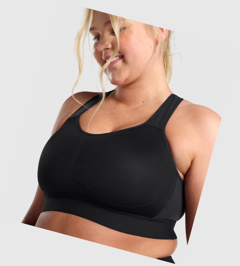 Gymshark Kevyet High Support Koulutus Naisten Urheiluliivit Mustat | HRTFKI612