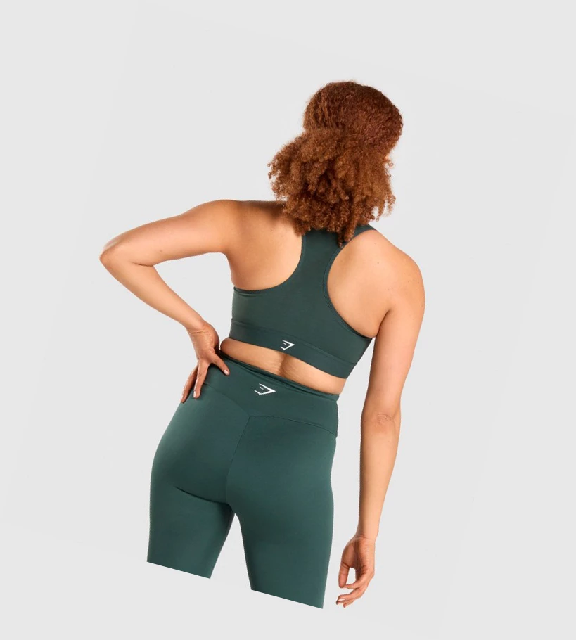 Gymshark Kevyet High Support Koulutus Naisten Urheiluliivit Tummanvihreä | HYXUSE765