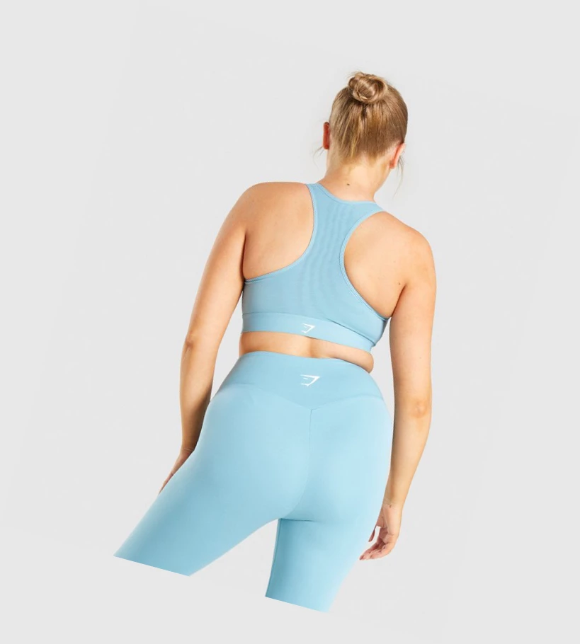 Gymshark Kevyet High Support Koulutus Naisten Urheiluliivit Vaaleansininen | LQXUWS485