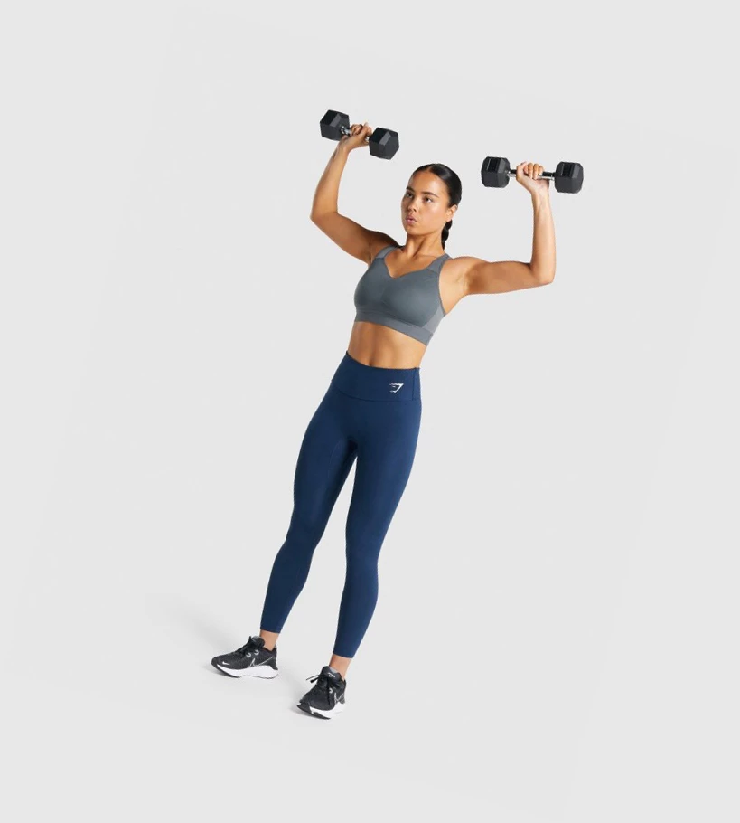 Gymshark Kevyet High Support Koulutus Naisten Urheiluliivit Harmaat | OIGBRK359