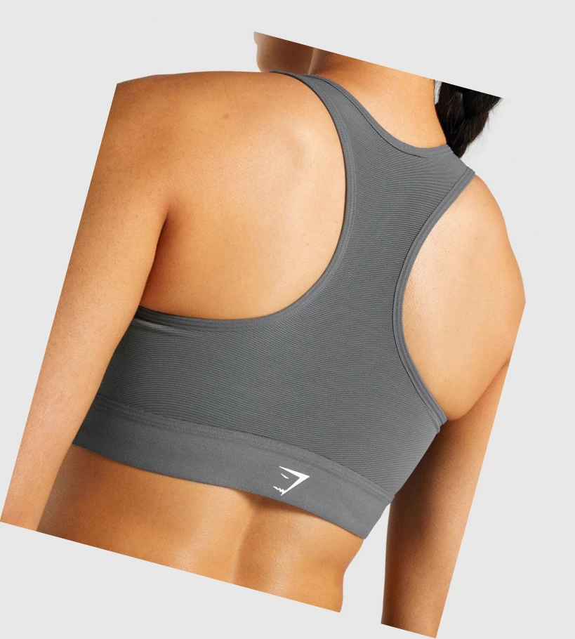 Gymshark Kevyet High Support Koulutus Naisten Urheiluliivit Harmaat | OIGBRK359