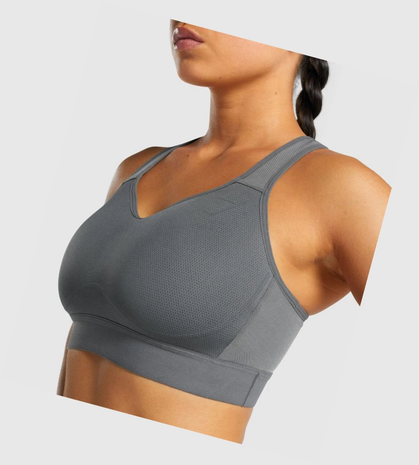 Gymshark Kevyet High Support Koulutus Naisten Urheiluliivit Harmaat | OIGBRK359