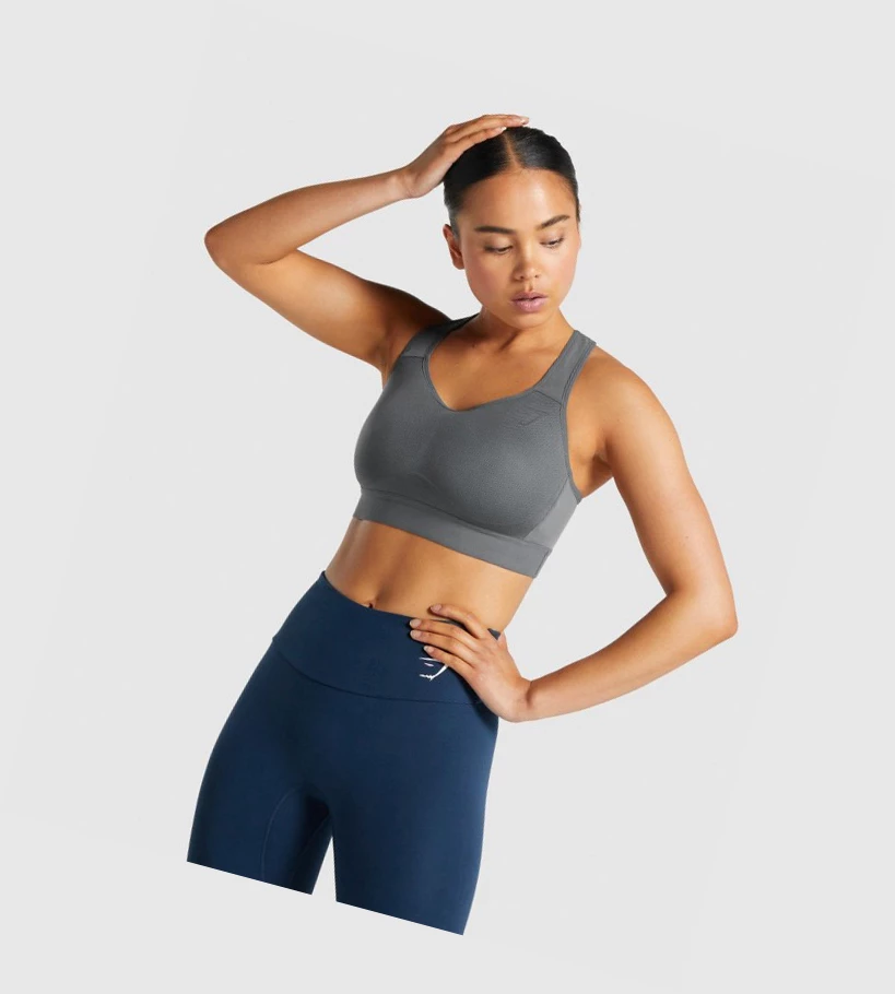 Gymshark Kevyet High Support Koulutus Naisten Urheiluliivit Harmaat | OIGBRK359