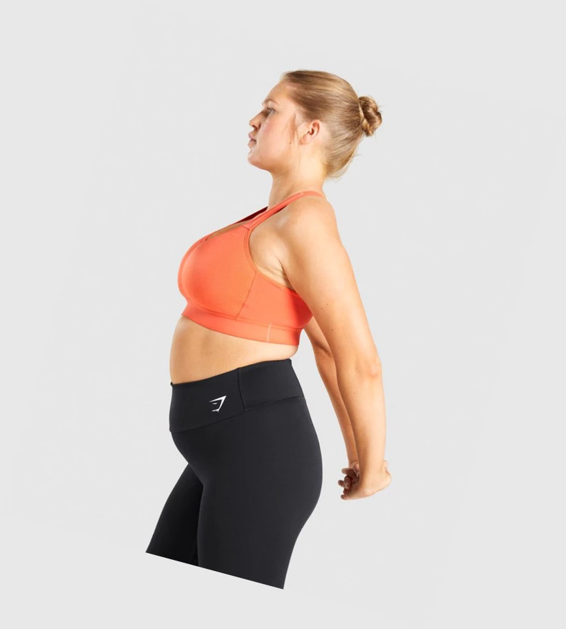Gymshark Kevyet High Support Koulutus Naisten Urheiluliivit Oranssi | RKWQFC793