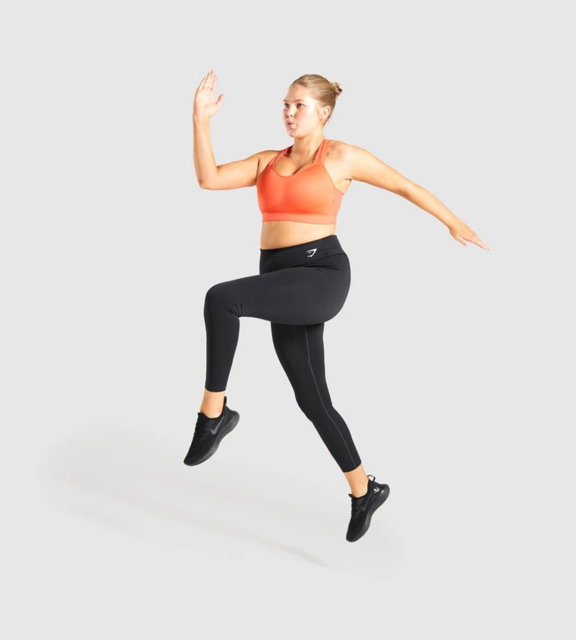 Gymshark Kevyet High Support Koulutus Naisten Urheiluliivit Oranssi | RKWQFC793