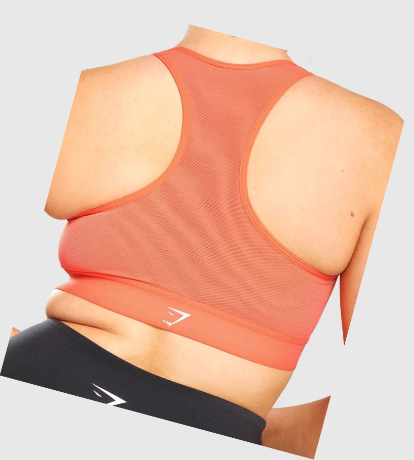 Gymshark Kevyet High Support Koulutus Naisten Urheiluliivit Oranssi | RKWQFC793