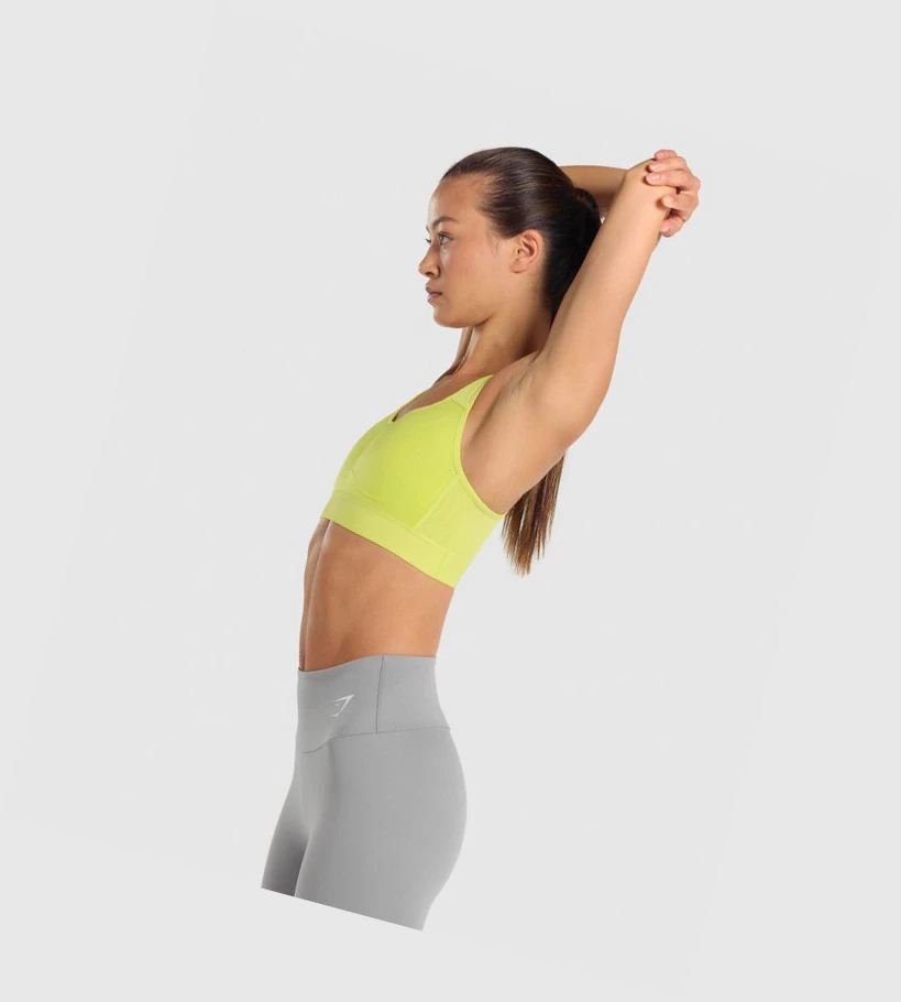Gymshark Kevyet High Support Koulutus Naisten Urheiluliivit Keltainen | SIWMNG032