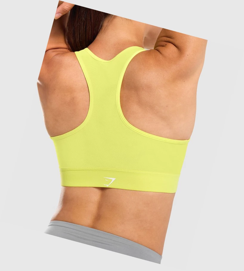 Gymshark Kevyet High Support Koulutus Naisten Urheiluliivit Keltainen | SIWMNG032